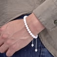 thumbnail image 5 of 6mm Bohemia MoonStone Bracelet for Women Natural GemStone Carnelian Beads Crystal Healing Adjustable Braided Rope Bracelets, 5 of 5