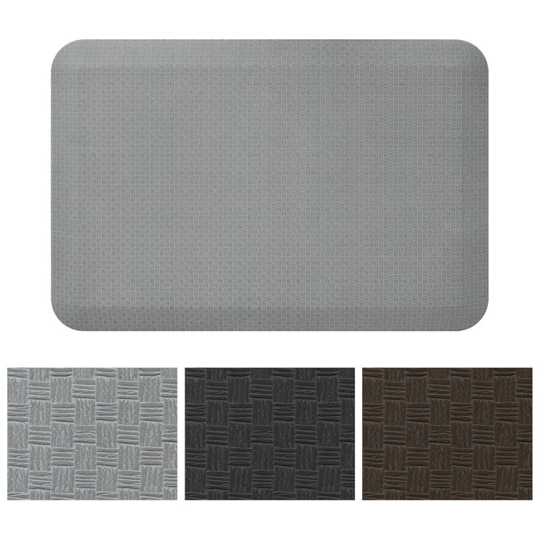Kitchen Anti-Fatigue Mat Canora Grey Color: Light Gray