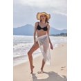 thumbnail image 2 of Ekouaer Sarong Swimsuit Coverup for Women Chiffon Long Beach Wrap Skirt Sheer Scarf Bathing Suit Sarong, 2 of 6