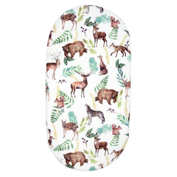 SEFUONI Breathable Cradle Moses Basket Oval Rectangle Pad Sheet