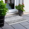 thumbnail image 6 of Addison Rugs Chantille Indoor/Outdoor Transitional Stripes Gray Washable Rectangle Rug, 1'8" x 2'6", 6 of 6