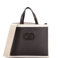 thumbnail image 1 of Pre-Owned VLogo Signature Tote Leather and Canvas Large By Rebag, 1 of 8
