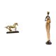 thumbnail image 1 of Escultura De Caballo Coleccionable, Ideal Para Decorar Escritorios, Estanterías, Salas De Estar Y Hogares. Figura De Mujer Africana, Escultura Tribal Novedosa Para Dormitorio, Mesa O Mueble De, 1 of 8