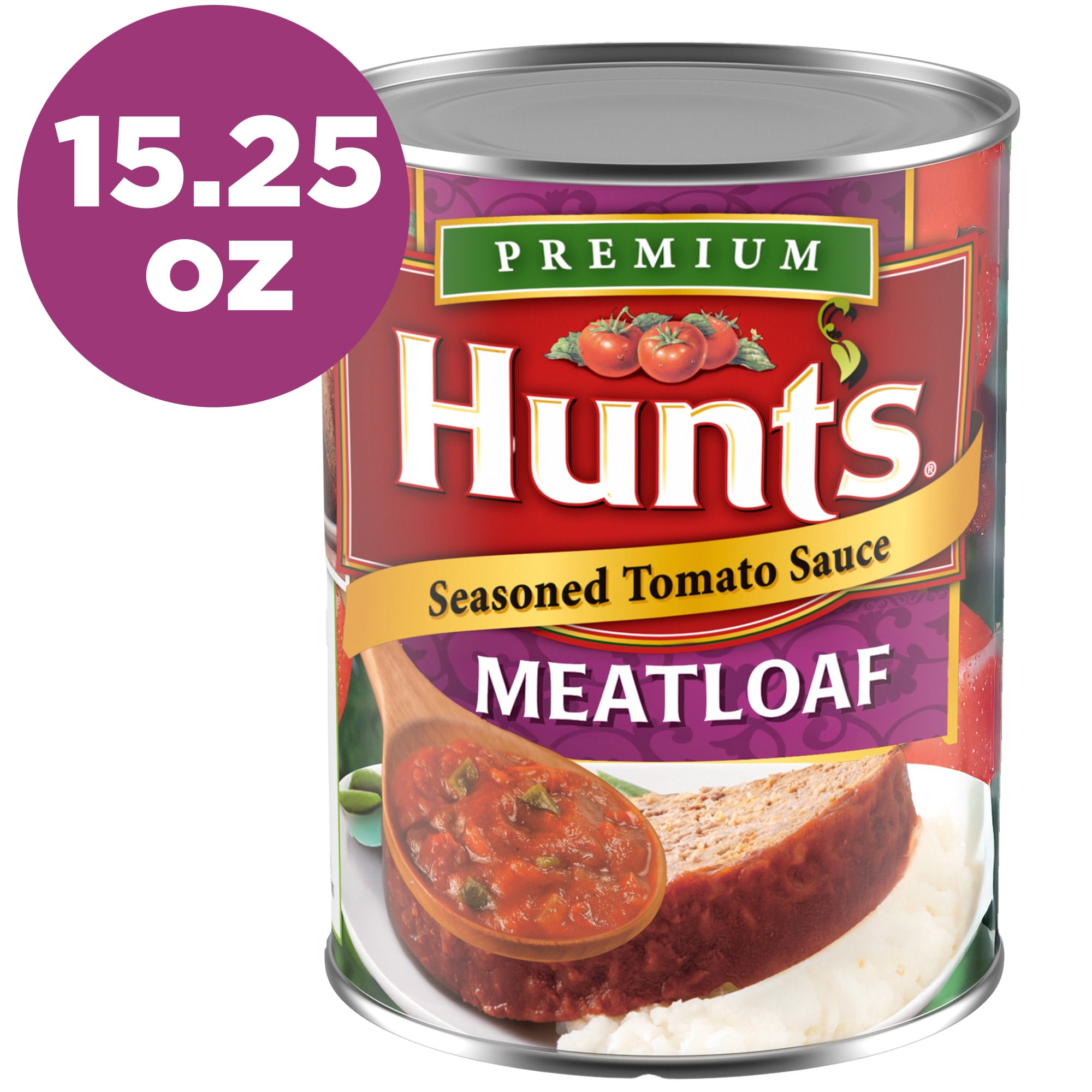 (12 pack) Hunt’s Seasoned Tomato Sauce for Meatloaf, 15.25 oz. Can