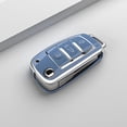 thumbnail image 2 of Key Fob Cover Compatible with Fit for Audi A3 A4 A6 RS3 S1 S3 Q3 Q5 Q7 TT, Keychain, Soft TPU, 360 Protection, Key Case, Remote Key Holder, Keychain Case Holder Protector,Blue, 2 of 8