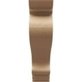thumbnail image 2 of 6"W x 24"D x 24"H Thin Scroll Rough Cedar Woodgrain TimberThane Corbel, Primed Tan, 2 of 6