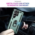 thumbnail image 5 of ELEHOLD Hybrid Rugged Case for Samsung Galaxy S25 Ultra Full Body Protection with Metal Magnetic 360° Rotating Ring Holder Kickstand Shockproof Heavy Duty Case for Samsung Galaxy S25 Ultra,Darkgreen, 5 of 6