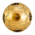 thumbnail image 3 of Kurt Adler 80MM Gold and White Glass Ball Ornaments, 6-Piece Box Set, 3 of 4