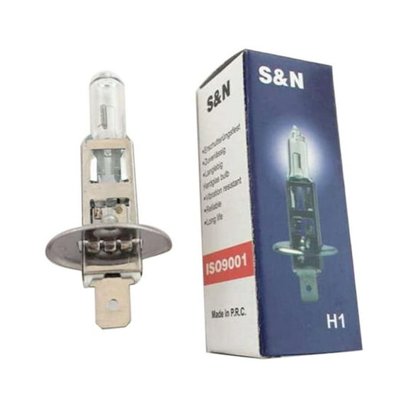 Jubipavy 2pcs 12V Bright H1 55W 5000K Gas Halogen Headlight The Car Light Lamp Bulb