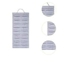 thumbnail image 6 of Hanging Hair Clip Holder Claw Clips Organizer Hairpin Display Light Gray Felt for Girls Women Bedroom Closet, 6 of 9