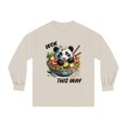 thumbnail image 2 of Strange & Cozy Noodle Nest Panda, Cotton Comfort, S-3XL Classic Long Sleeve, 2 of 4