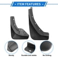 thumbnail image 4 of Unique Bargains Front & Rear Side Automotive Mud Guards Splash Compatible for Volvo XC40 2017-2019, 4 of 6
