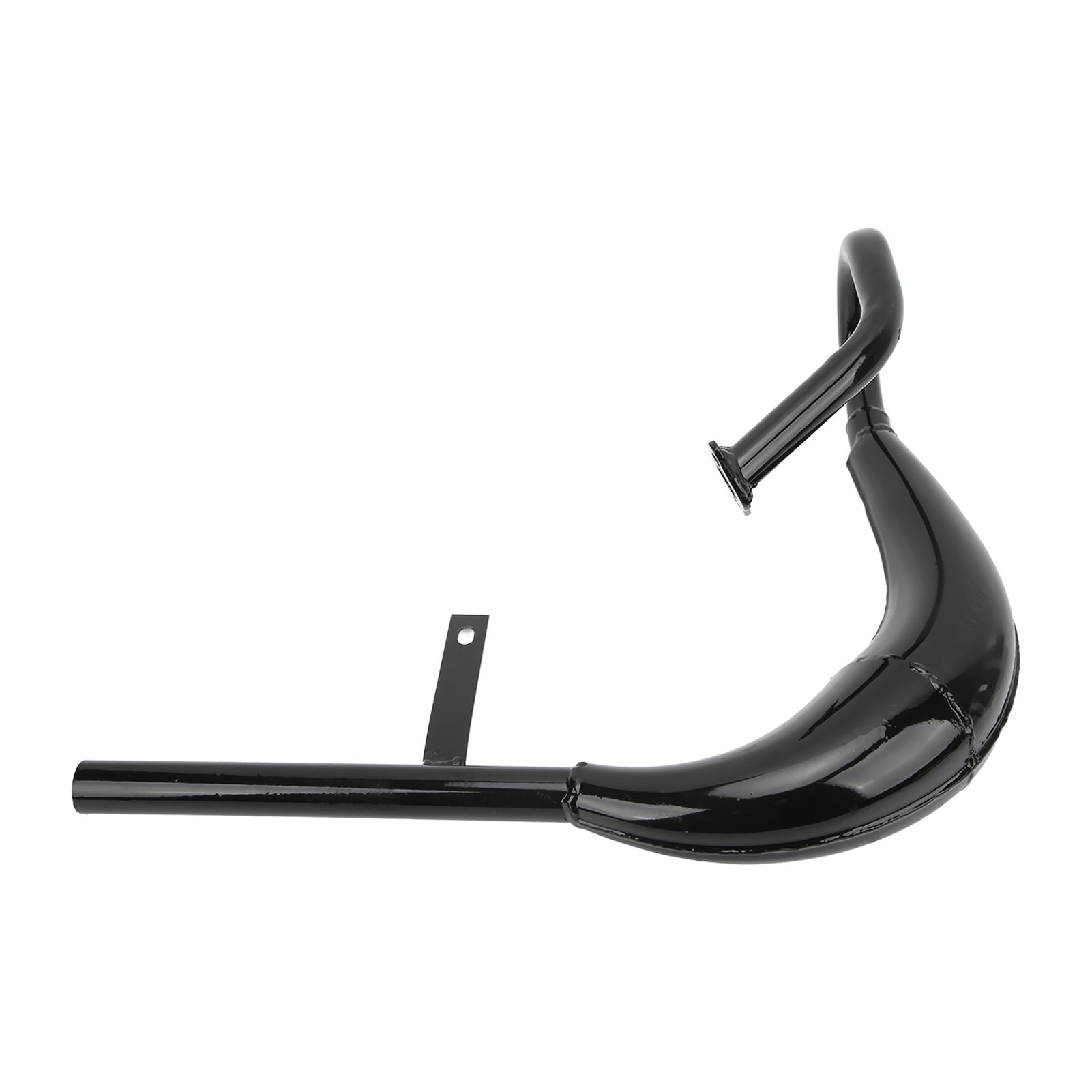 Engine Exhaust Pipe, Dependable Iron Solid Black Motorized Muffler