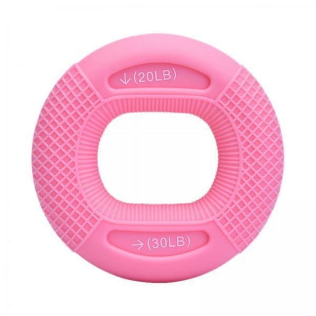 5x Hand Grip Fortalecedor Antebrazo Fuerza Entrenador Pinza Rosa 20LB 30LB