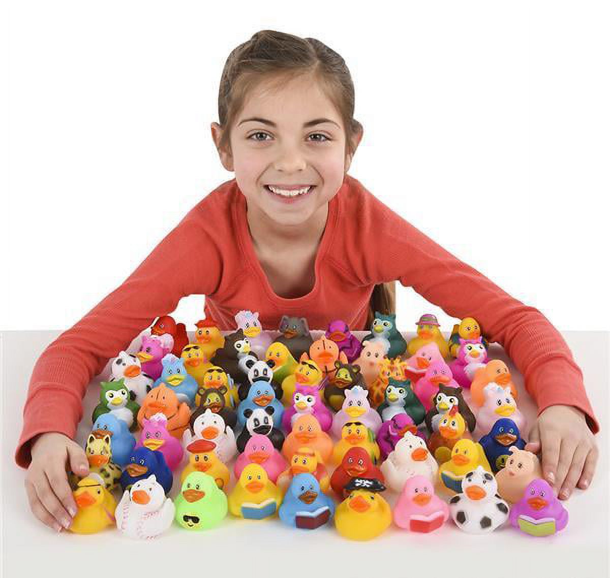 100 PCS RUBBER DUCK ASSORTMENT, Case of 3