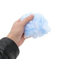thumbnail image 3 of Unique Bargains Two Color Bath Shower Loofah Sponge Blue White 1 Pc, 3 of 5