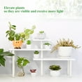 thumbnail image 5 of Ollieroo 3 Tier Kithen Countertop Organizer,Bamboo Corner Shelf,Bathroom Storage Display Counter Shelves for Make Up,Dresser Table with Hooks,White, 5 of 6