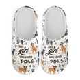thumbnail image 2 of POLERO Cute Dogs Print House Slippers for Woman with Arch Support Comfortable Cotton Indoor Slippers Slip on Closed Toe Home Shoes, Size 6-7, 2 of 7