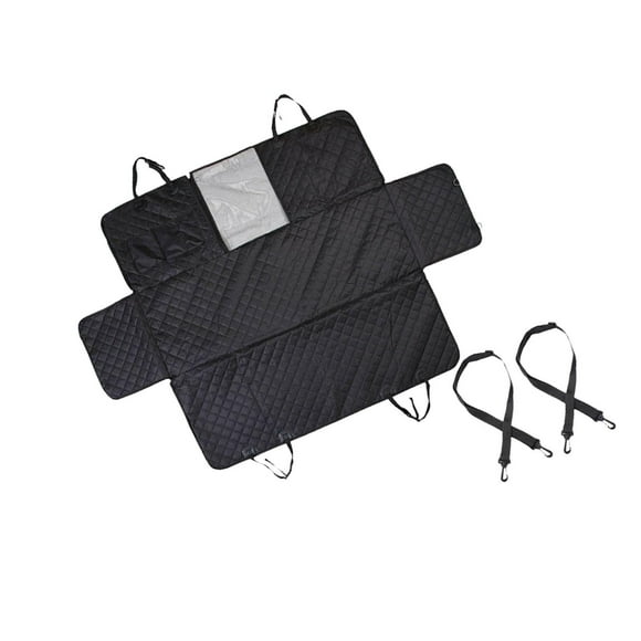 Xingzhi Pet Car Back Seat Covers Dog Carrier 54x58inch with Mesh Viewing Window