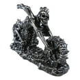 thumbnail image 5 of Ebros Hell Ghost Rider Skull Chopper Motorbike Wine Holder Figurine 15.25" L, 5 of 10