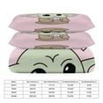 thumbnail image 2 of YoDa Cartoon 3 Piece Set with 1 Quilt Cover + 2 Pillowcases Comfortable Bedding Set Suitable for Adults And Kids 102"x90", 2 of 4