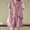 Purple plus size shorts set a1, variant on Cagogo Women Plus Size 2 Piece Shorts Set Round Neck Short Sleeve Tshirt Elastic Waisted Shorts Casual Summer Travel Outfits Loose Solid Matching Lounge Set Airport Clothes, Yellow M