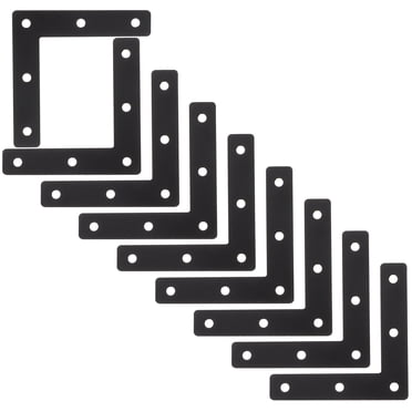 Shisuyan 20 Pcs L Brace Flat Corner Braces Right Angle Corner Brackets Mending Plates