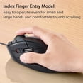 thumbnail image 2 of Ratón Trackball ELECOM DEFT con control de dedo con cable, 8 botones, 2 of 8