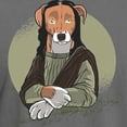 thumbnail image 3 of CafePress - Mona Lisa Dog T Shirt - Mens Comfort Colors Shirt, 3 of 5