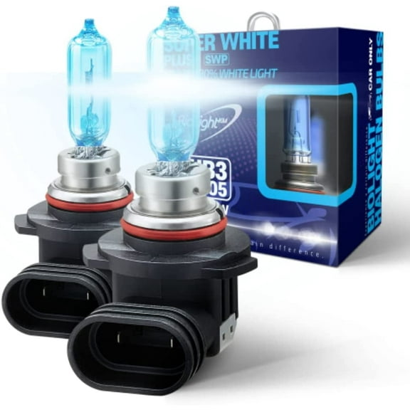 9005(HB3)Halogen 5000K Xenon 180% White Light 12V 60W Headlight Bulb – Pack of 2