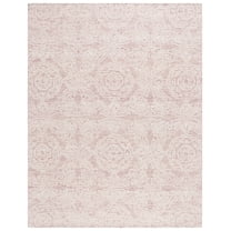 SAFAVIEH Metro Elmer Medallion Area Rug, Dark Pink/Ivory, 9' x 12'
