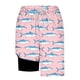 thumbnail image 4 of Mens Casual Pantalones Cortos Estilo Hawaiano Impreso Cortos de Playa con Cordón, Bolsillos con Forro Interior para el Verano, 4 of 6
