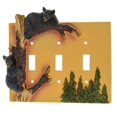 thumbnail image 3 of Funda de pared con triple interruptor Pine Ridge Black Bear, 3 of 6