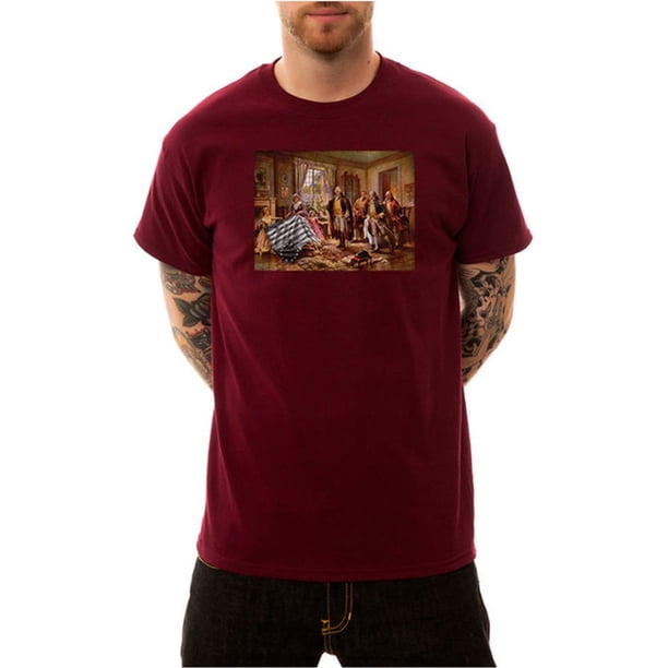 Black Scale The Old Glory Camiseta gráfica para hombre, roja, mediana