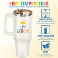 thumbnail image 4 of Teacher Gifts for Women -40Oz Tumbler Appreciation Gifts for Teachers Birthday Teachers'' Day Gifts Stainless Steel Tumbler with Handle and Straw Lid Cup Mug, 4 of 6