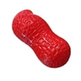 thumbnail image 3 of Juguete chirriante para perros, juguete para masticar cachorros con forma de maní resistente a las mordeduras, juguete para masticar para peluche rojo, 3 of 5