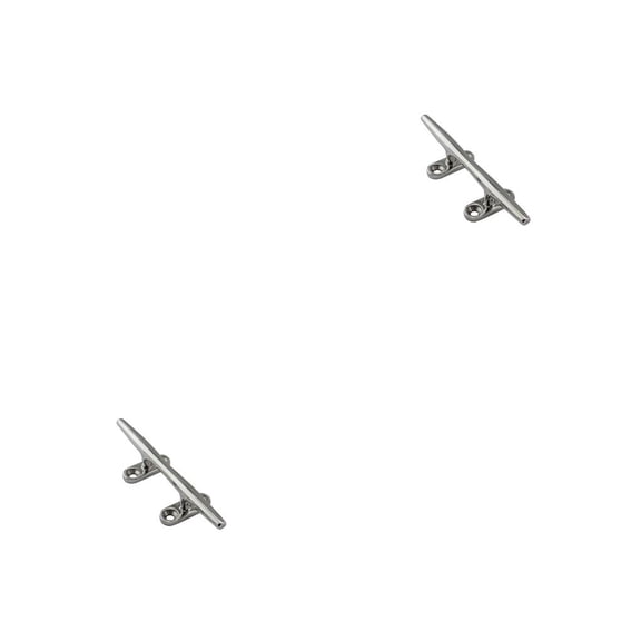 Riwesomey Abrazadera para muelle de barco de acero inoxidable, montaje de cuerda para lancha rápida, Hardware Universal para Kayak, piezas de 6 pulgadas 2piezas
