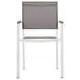thumbnail image 5 of Pangea Home Chester 13-piece Modern Aluminum Patio Sofa Set in White/Gray, 5 of 14