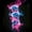 Black Pink Blue, variant on Manfei Halloween Neon Gradient Skull Full Size Bedding Sets 7 Pieces, Cosmic Ombre Full Size Bed in a Bag, Black Pink Blue,Black Reversible