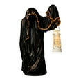 thumbnail image 3 of Dualoai Hell Messenger Lantern Ornament Realistic Ghost Statue for Bedroom Lawn Home Black, 3 of 9