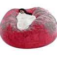 thumbnail image 1 of Lazy Sofa Bean Bag Artificial Fur Bean Bag Bean Sofa (without Filler), 1 of 1