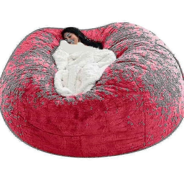 Lazy Sofa Bean Bag Artificial Fur Bean Bag Bean Sofa (without Filler)