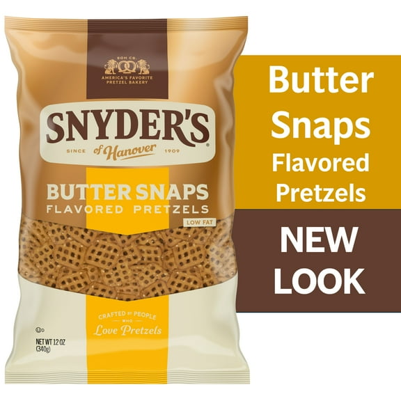 Snyder's of Hanover Butter Snaps Pretzels, 12 oz Bag