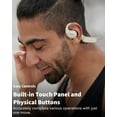 thumbnail image 3 of TOZO Upgraded Open-Ear Headphones Bluetooth 5.3, Air Conduction Wireless Sport Headphones with 2 ENC Mics, 32 EQ Modes via App, IPX8 Waterproof, Stereo Bass, Fast Charging for Cycling Travel Workout, 3 of 9