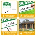 thumbnail image 3 of Señales de Venta de Casas Frohllia Paquete de 3 de 17x12 Doble Cara, 3 of 9