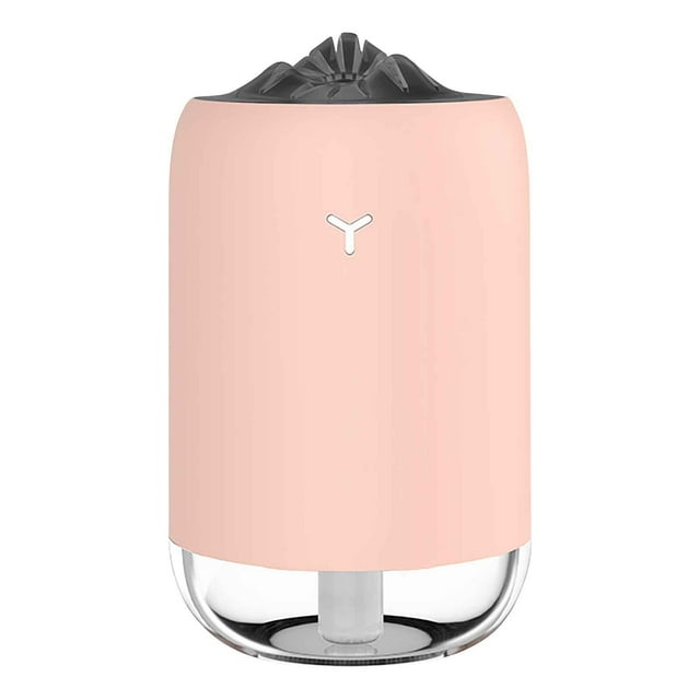 Pompotops Flame Humidifier USB Car Aromatherapy Sprayer Night Light Hydration Mini Portable Air Humidifier Clearance