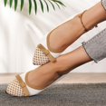 thumbnail image 4 of Wensltd Women Shoes Pointed Toe Bow Shallow Mouth Dressy Work Shoes Casual Comfortable Flats, 4 of 9