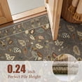 thumbnail image 5 of FelixKing 8'x10' Area Rugs for Living Room Bedroom, Vintage Botanical Leaves Traditional Rug, Machine Washable Non-slip, 5 of 7