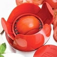 thumbnail image 4 of Cortador de frutas y verduras, 1 rebanador de tomate, patata, cebolla, rebanador de frutas y verduras, soporte para rebanador de tomate, herramienta rebanadora de cocina, Gadgets Xemadio ZYY-2682, 4 of 5