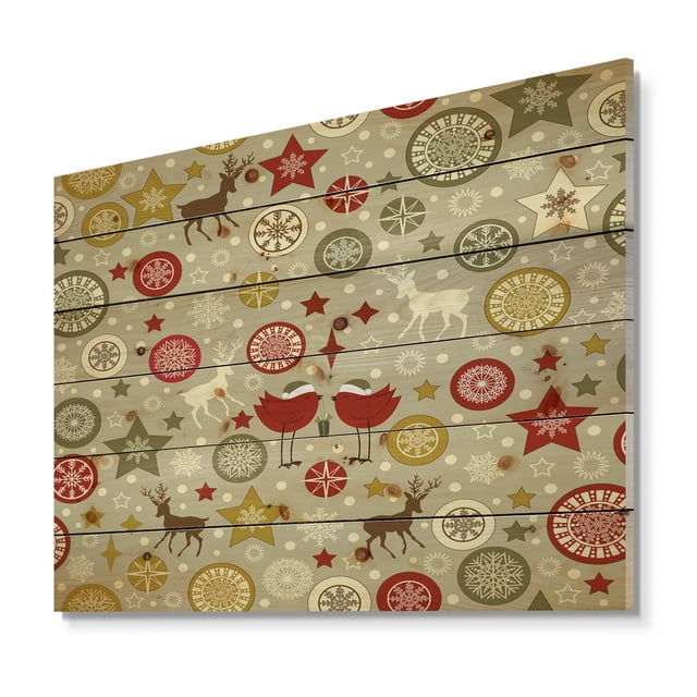 Design Art - Snow flake Christmas star pattern
